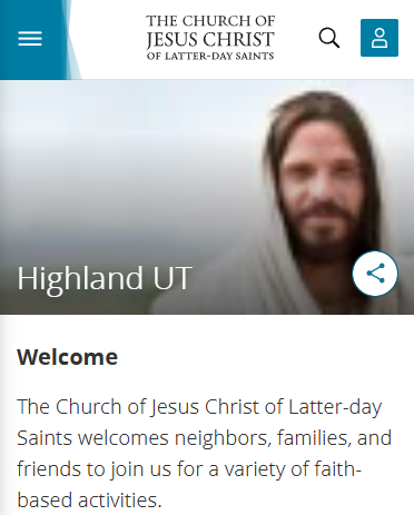 Church website link